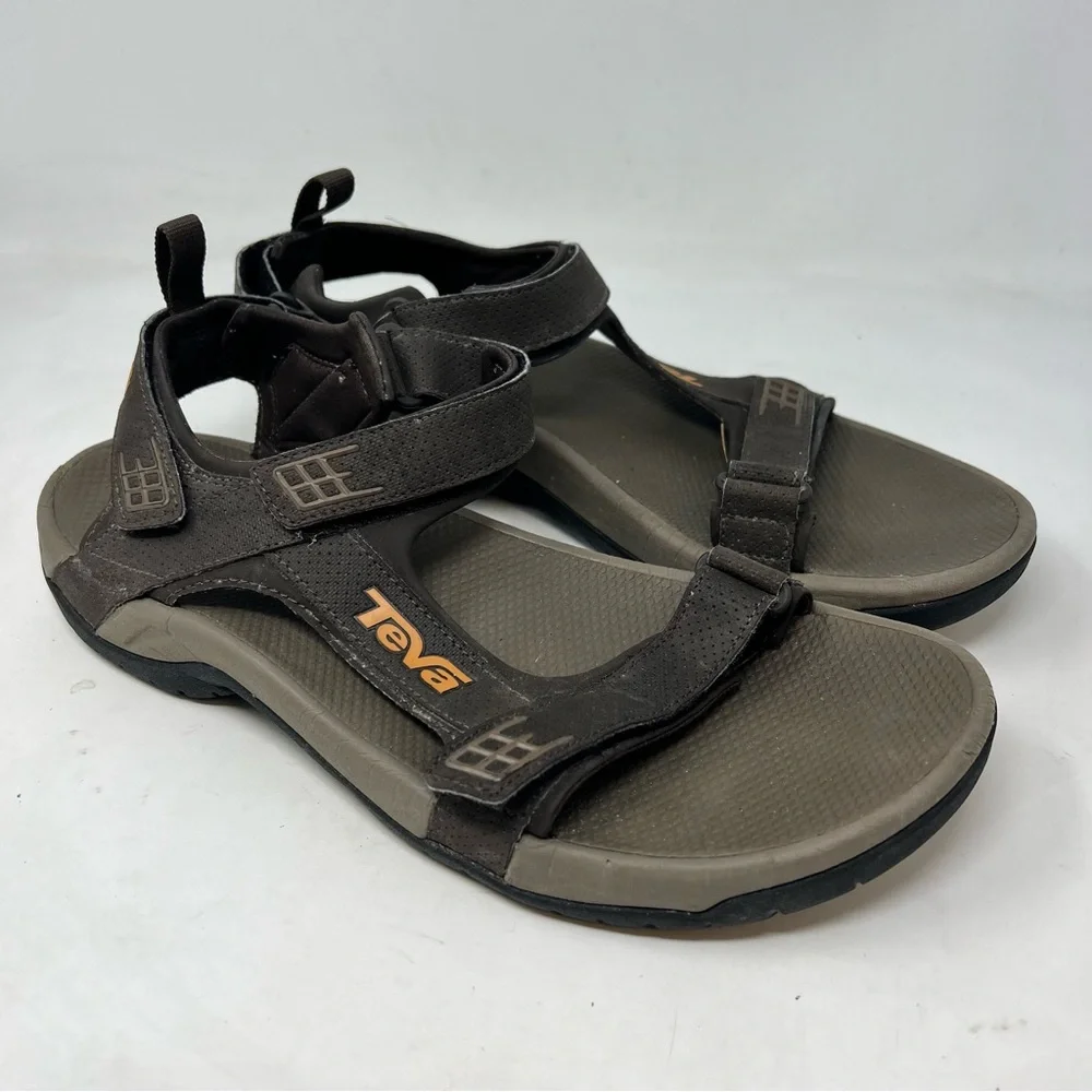 Teva Minam Men’s Size 11 Brown Hiking Trail Sport Sandals Comfort